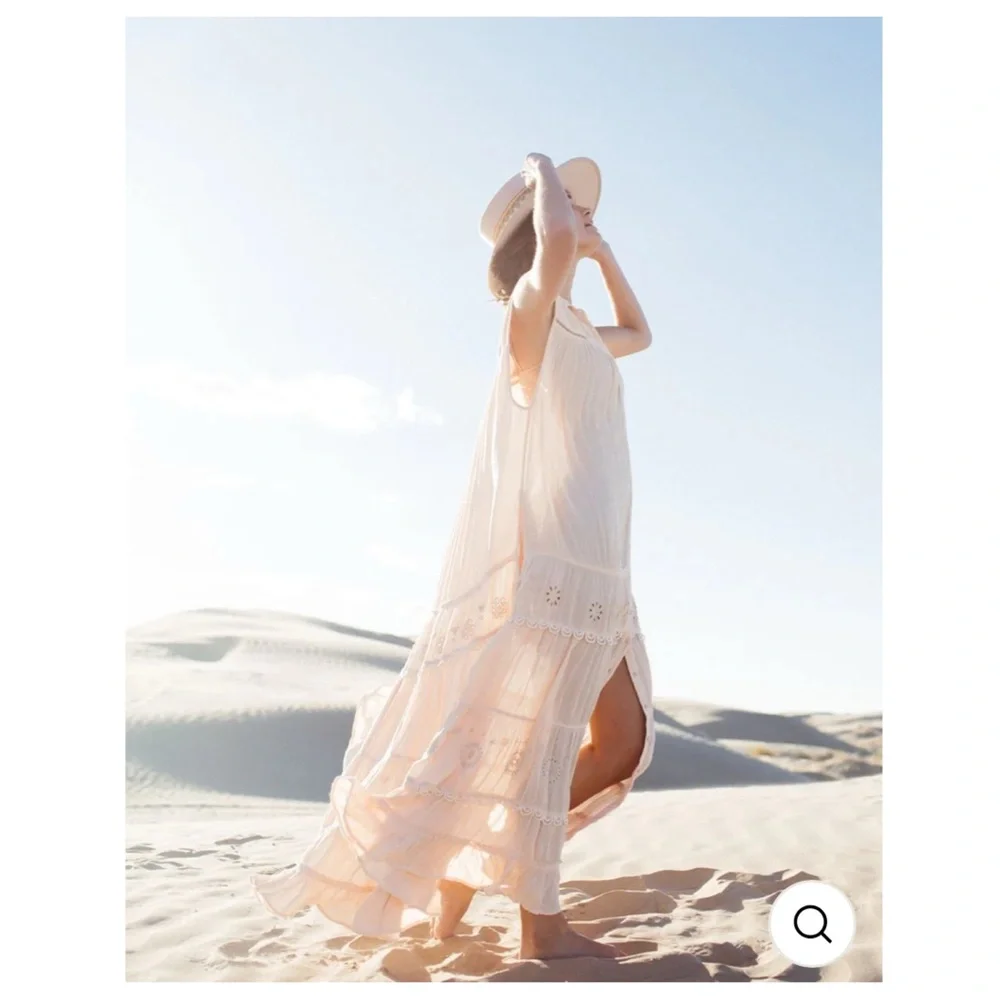 NWT Free People Pretty Cozy Maxi Dress - Picture 4 of 10